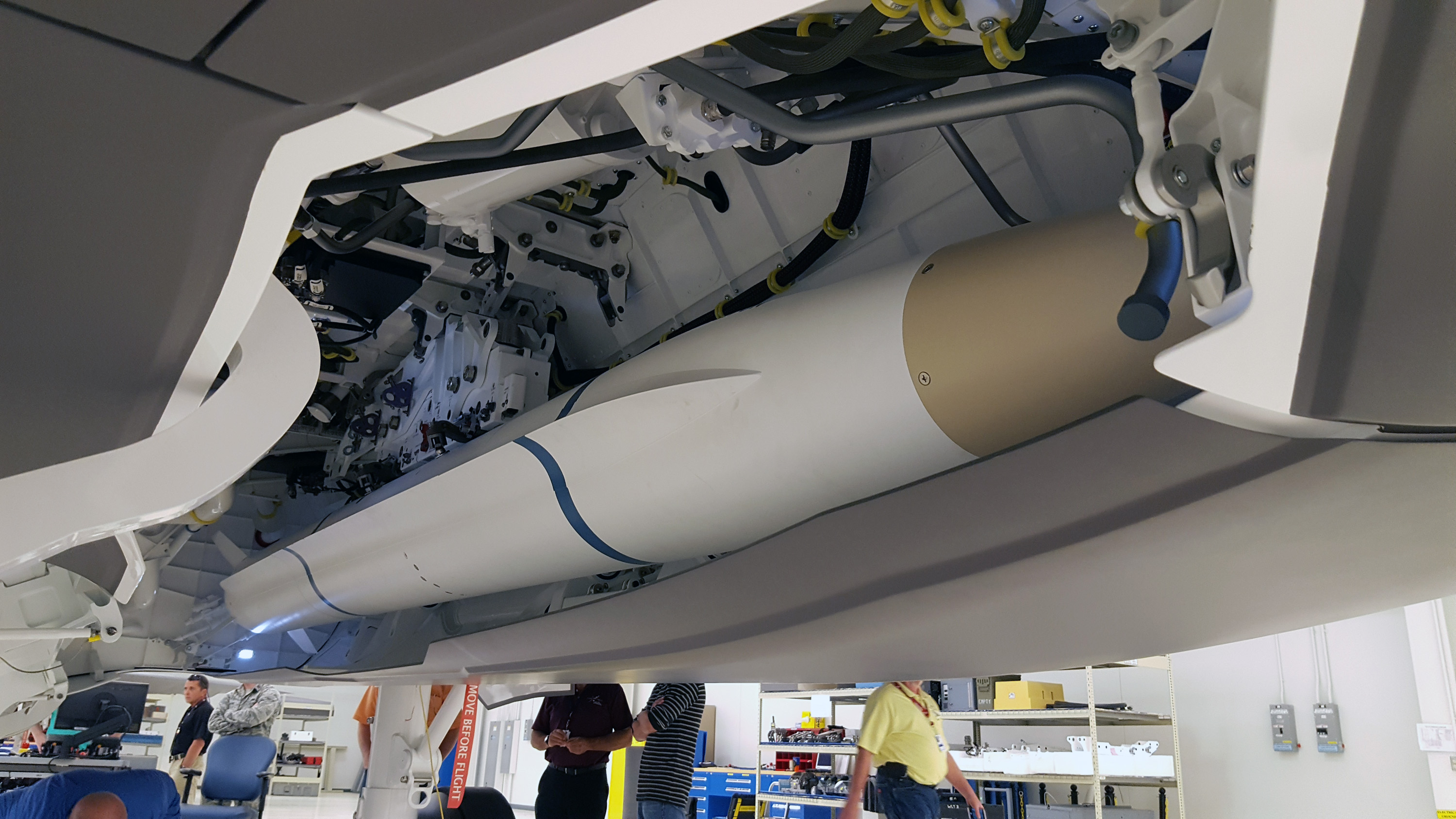 AARGM-ER concept demonstrator in a F-35A internal weapon bay. Photo: Northrop Grumman.