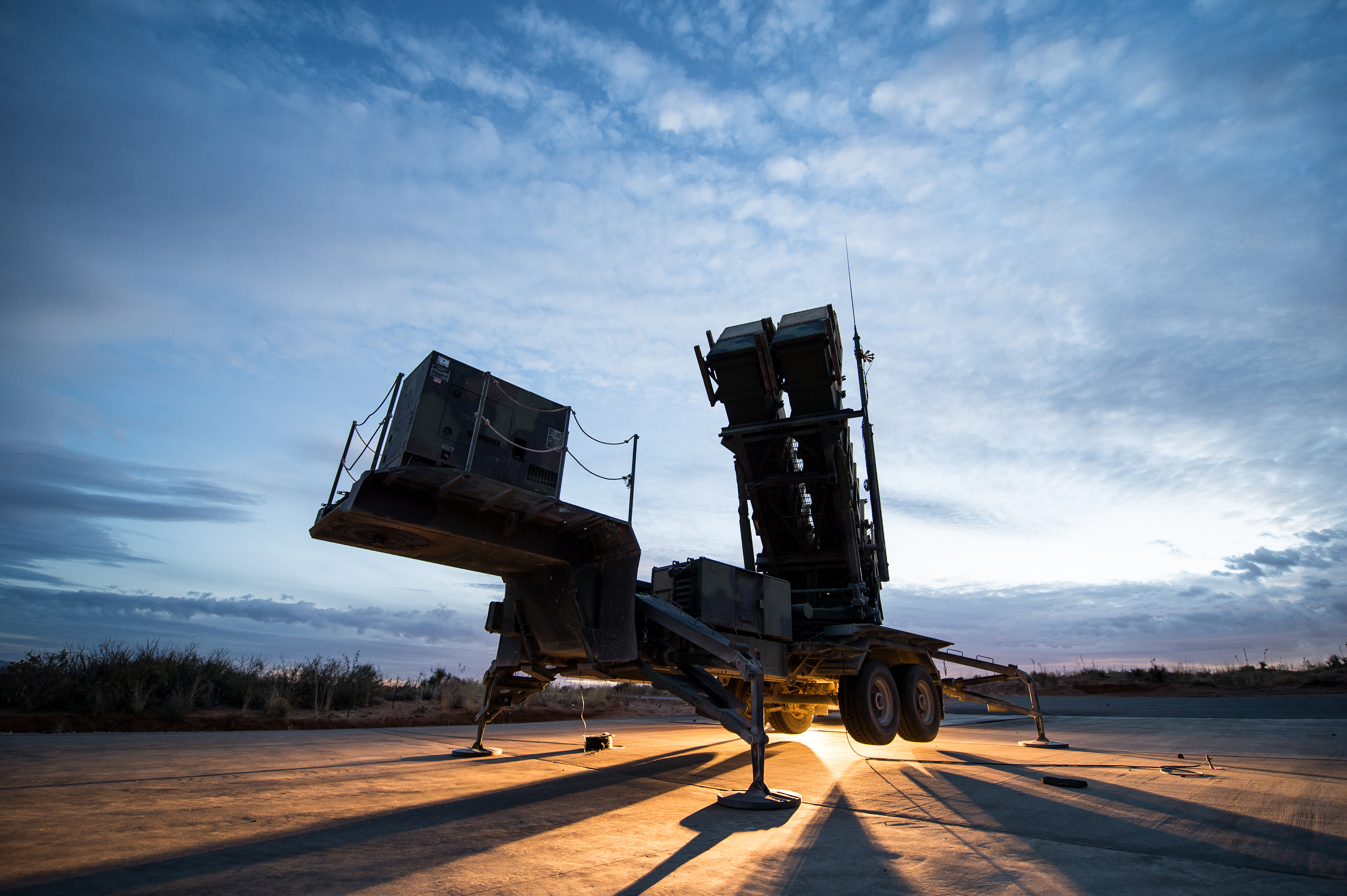 A Patriot launcher - file photo. Photo: Raytheon.