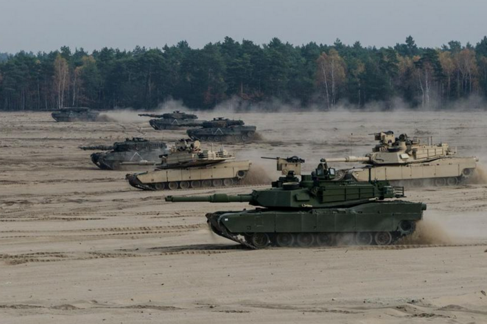 Leopard Abrams mniedło
