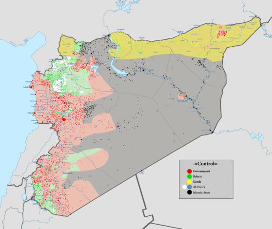 mapa Syria