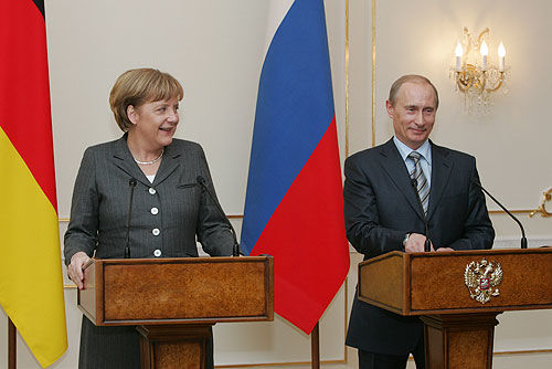 Merkel i Putin
