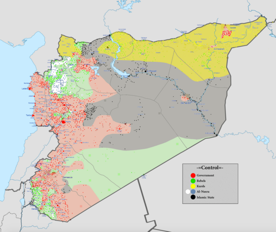 mapa Syria