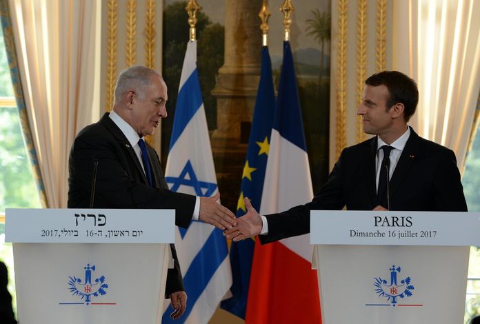 Benjamin Netanjahu i Emmanuel Macron