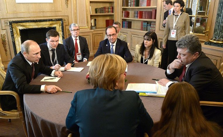 Spotkanie liderów państw formatu normandzkiego, lipiec 2014 r.