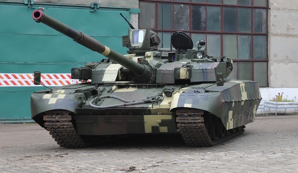 Czołgi T-84 Opłot zostały wyeksportowane m. in. do Tajlandii, ale trafiły również do sił zbrojncyh Ukrainy.  Fot. Ukroboronprom