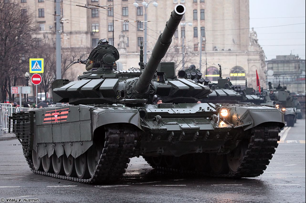 Czołgi T-72B3 w najnowszym wariancie T-72B3M (Modernizowany) będą jeszcze długo stanowić podstawowe uzbrojenie rosyjskich wojsk pancernych. Fot. Vitaly V. Kuzmin/Wikimedia Commons/ CC BY SA 4.0.
