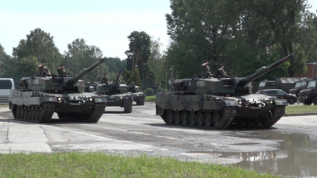 Czołgi Leopard 2A4. Fot. R. Surdacki / Defence24.pl