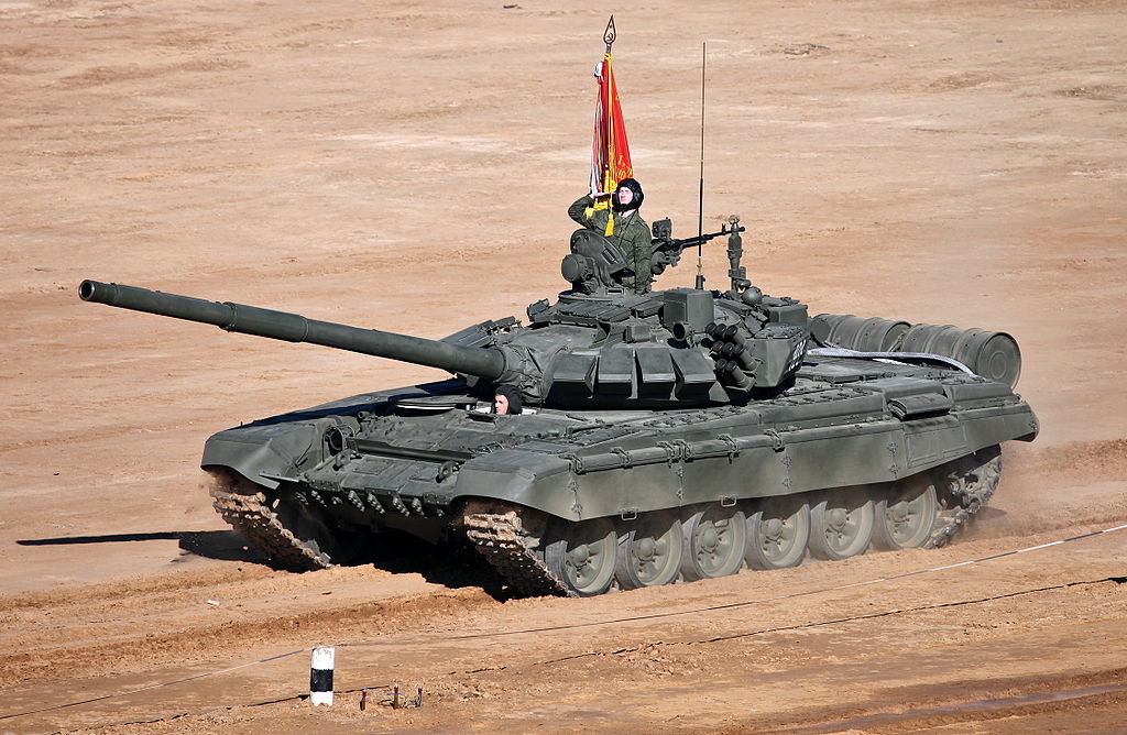 T-72B3 podczas biatlonu czołgowego w 2013 roku. Fot. Vitaly V. Kuzmin/Wikimedia Commons/CC 3.0