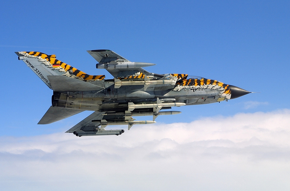 W Niemczech nosicielami AARGM będą Tornado (na zdjęciu ze starszymi pociskami HARM). Fot. Bundeswehr/Piz Luftwaffe