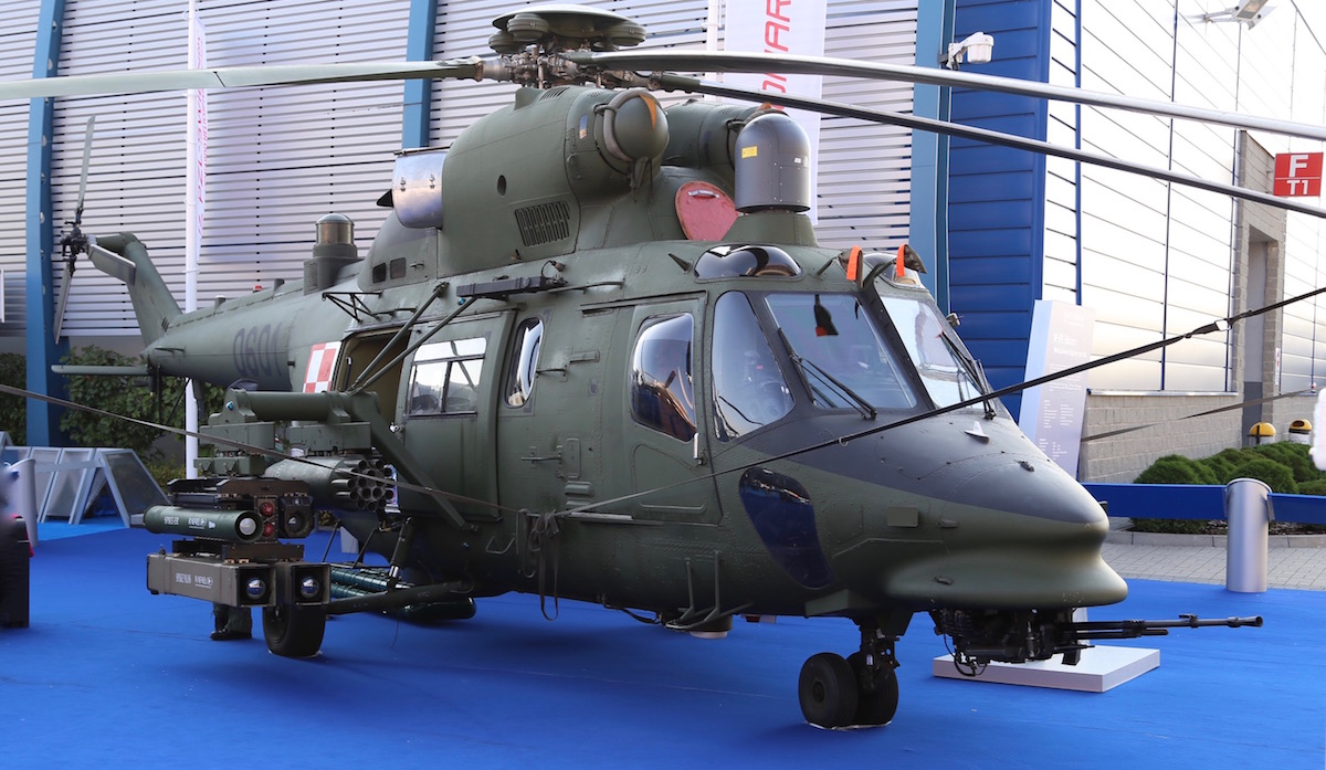 W śmigłowcu W-3PL Głuszec zastosowano m. in. awionikę i system zarządzania uzbrojeniem opracowane w ramach programu Mi-24PL Pluszcz. Fot. J.Sabak