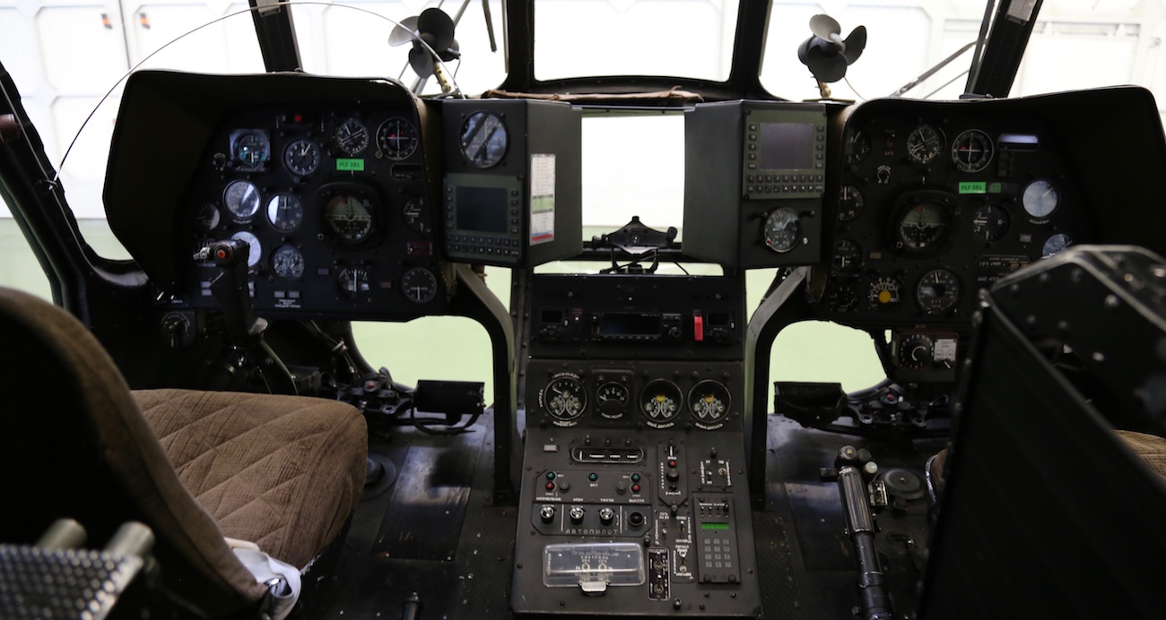 Kabina Mi-17. Fot. J.Sabak