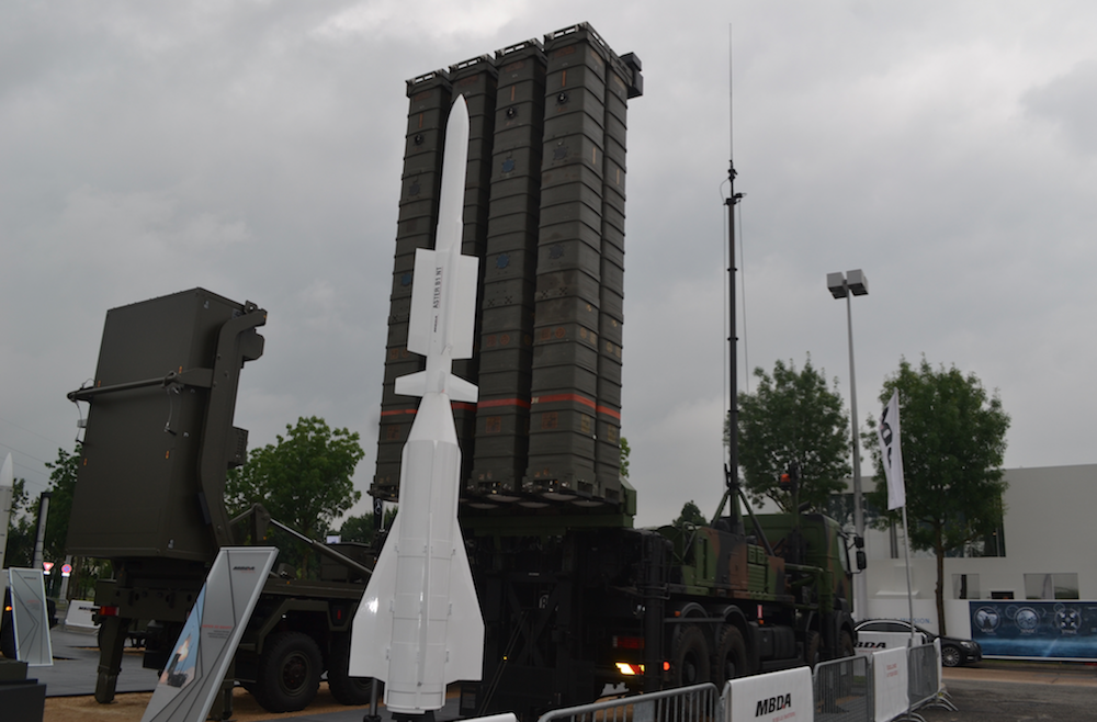 Wyrzutnia SAMP/T i pocisk Aster 30 Block 1NT. Fot. Maksymilian Dura/Defence24.pl.