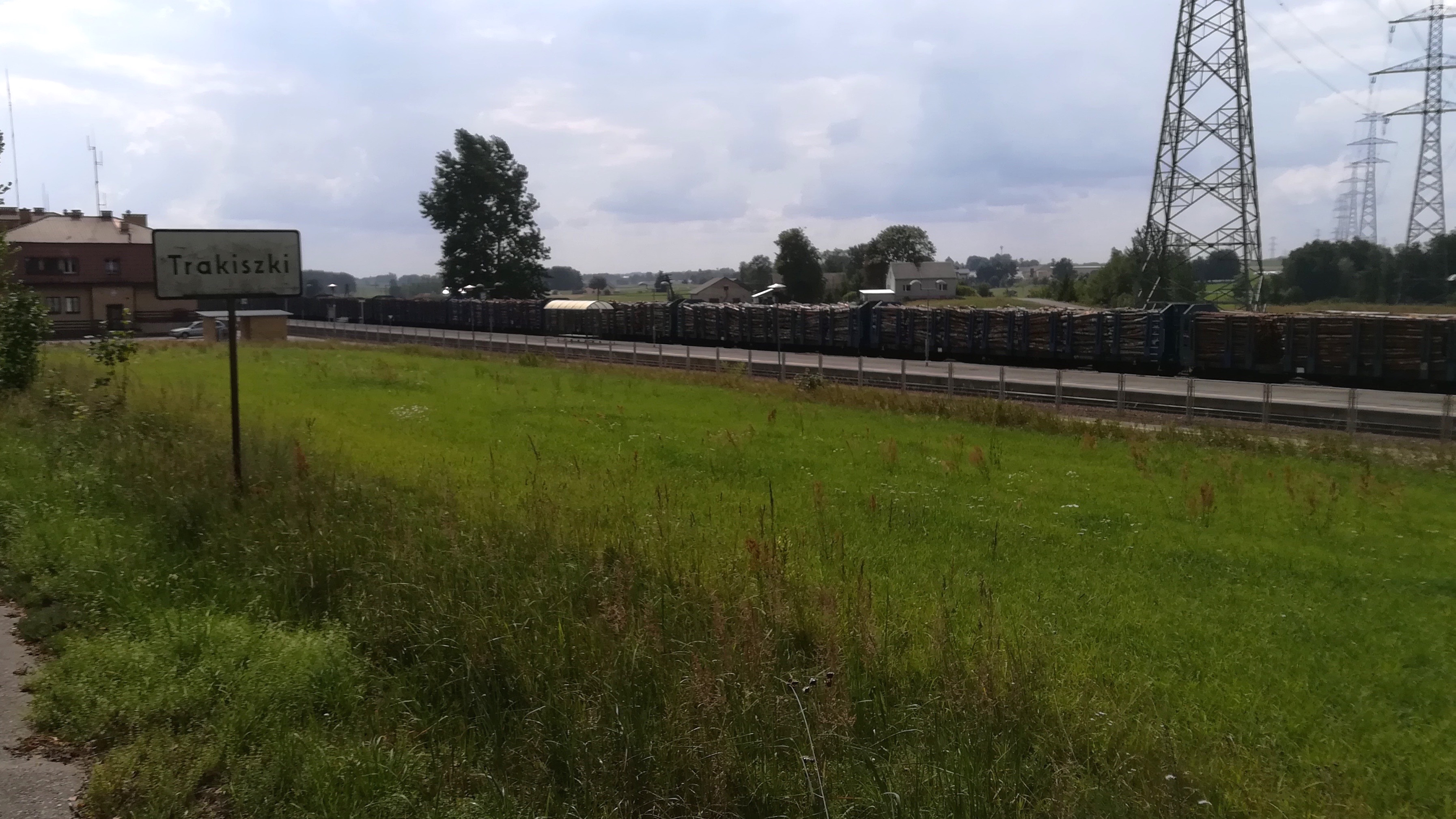 Stacja kolejowa w Trakiszkach przy granicy z Litwą. Fot. Rafał Lesiecki / Defence24.pl