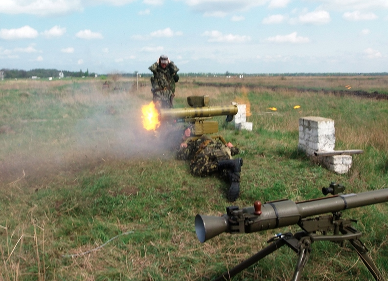 Większość wyposażenia ukraińskiej obrony ppanc to systemy jeszcze posowieckie, jak Fagot. Fot. mil.gov.ua.
