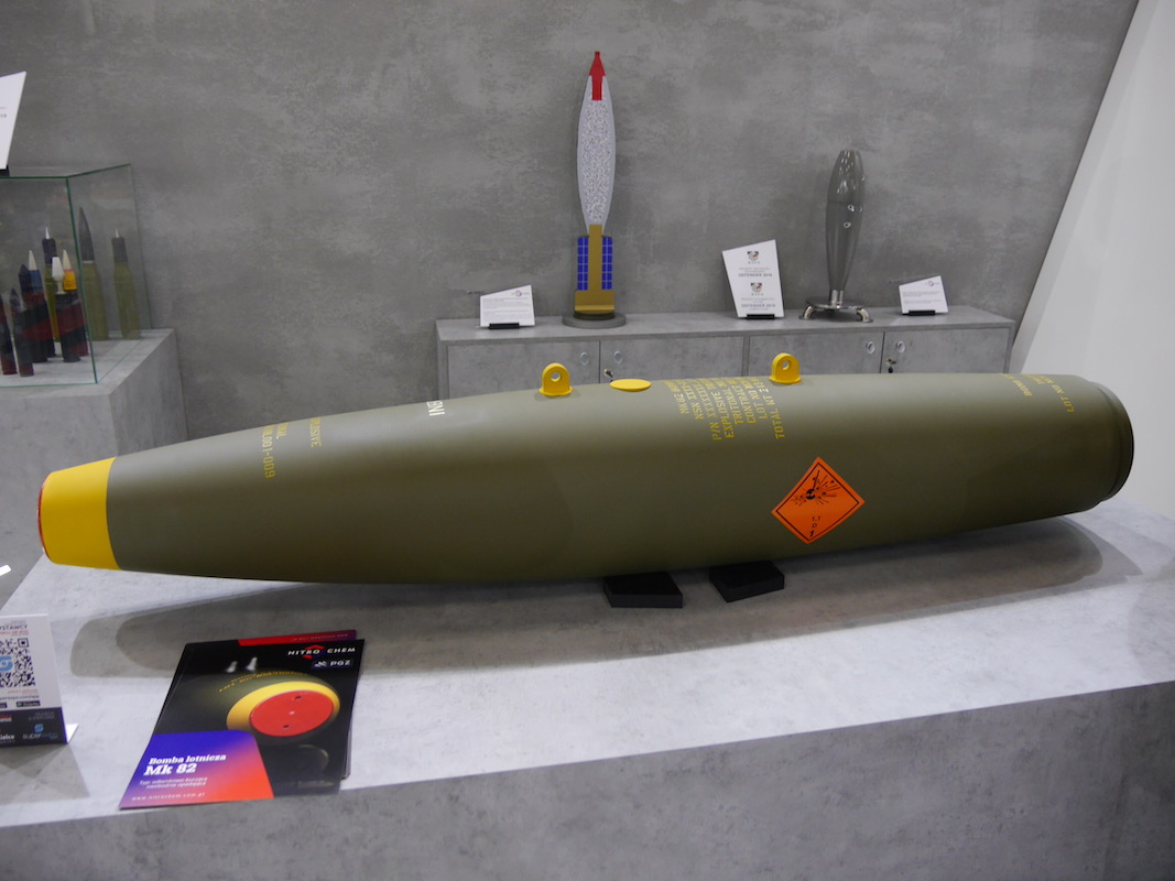 Nitro-Chem zyskał możliwość produkcji bomb Mk 82, dla myśliwców F-16. Fot. Mateusz Zielonka/Defence24