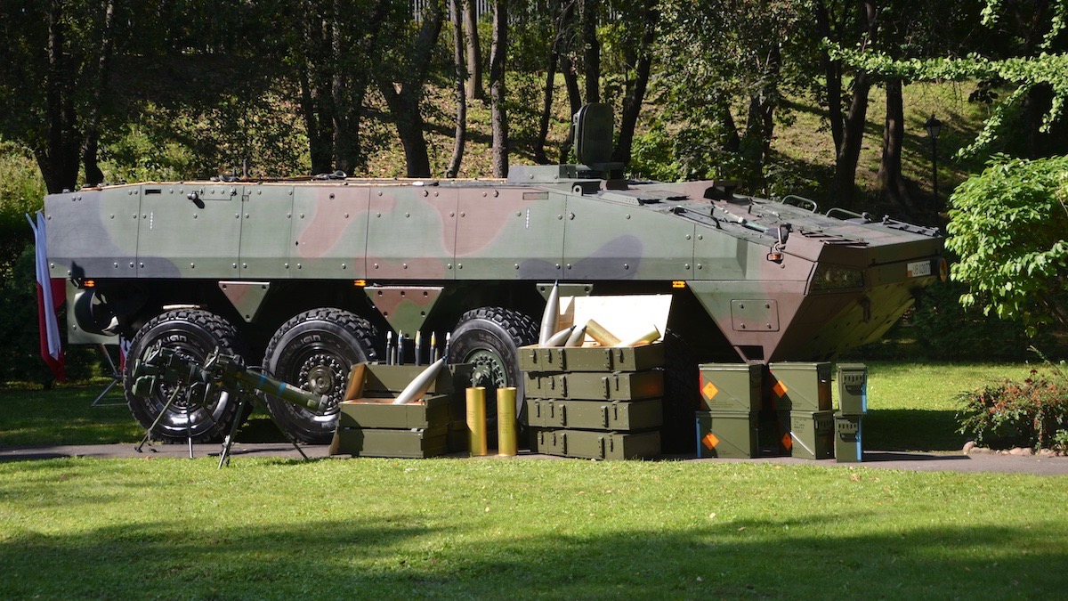 Rosomak-S. Takie pojazdy można doposażyć w zdalnie sterowany moduł uzbrojenia. Fot. Maciej Szopa/Defence24.pl.