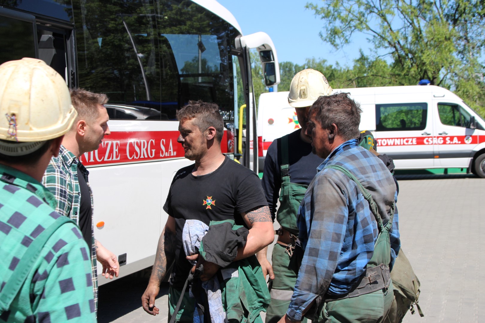 Ratownicy z Centralnej Stacji Ratownictwa Górniczego w Bytomiu; Fot.: CSRG w Bytomiu