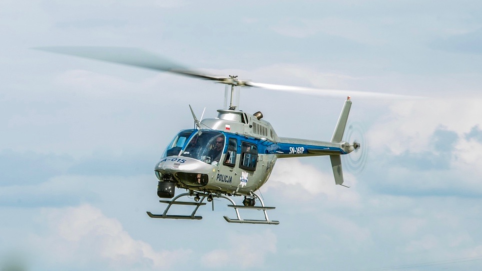 Bell-206B. Fot. Lubuska Komenda Policji